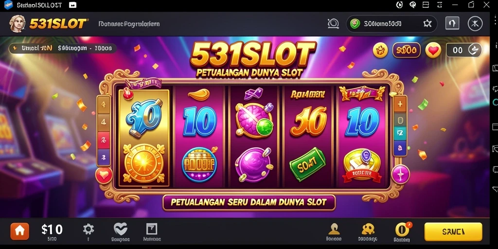 Tampilan gameplay 531SLOT yang memukau dan penuh petualangan.