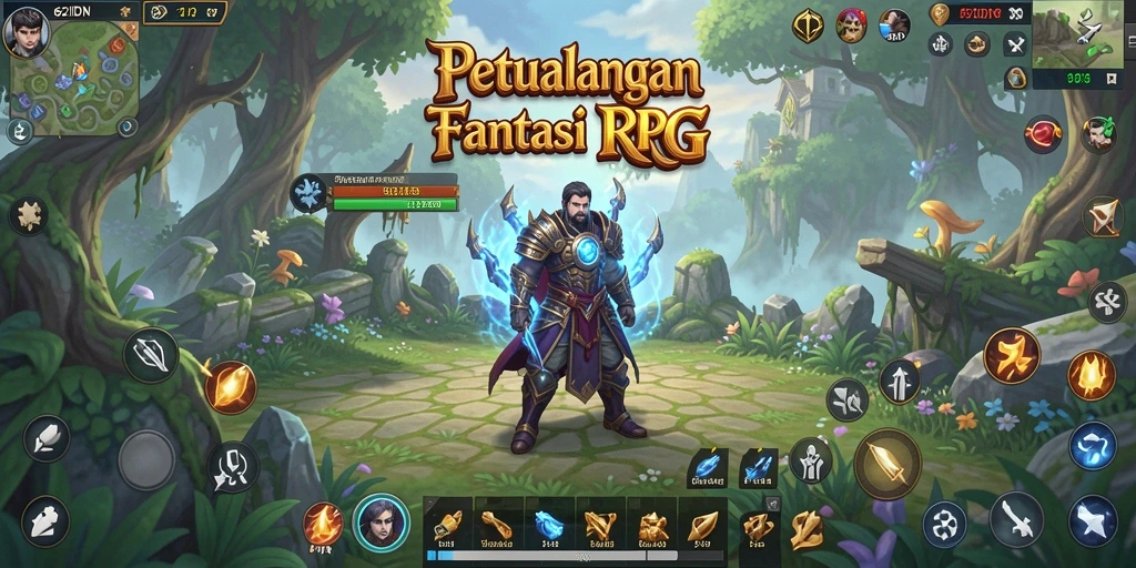 Tangkapan layar menampilkan aksi seru dalam <strong>62IDN</strong> RPG.