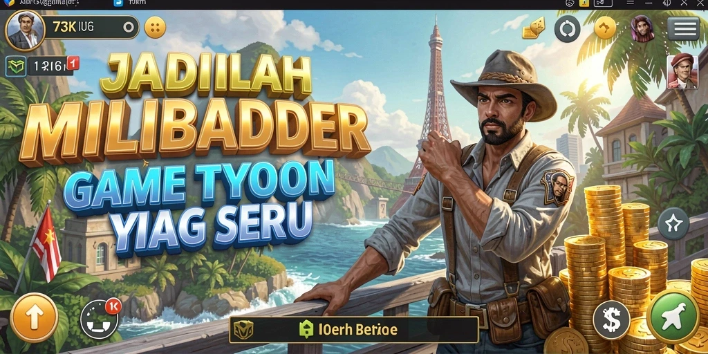 Screenshot utama 73K menampilkan gameplay yang menarik dan strategis.