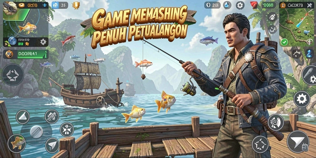 Tangkapan ikan yang besar dalam gameplay seru CACOR78.