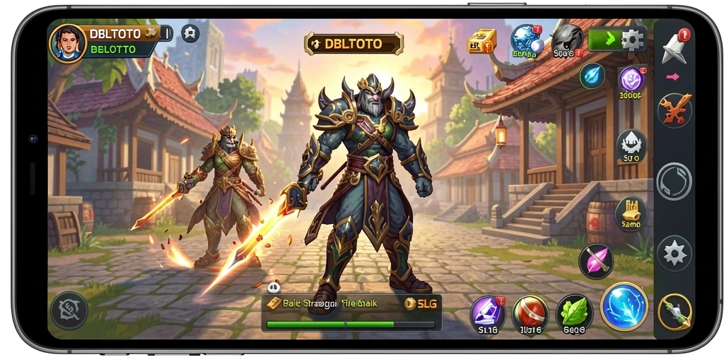 Tampilan menarik dari gameplay SLG di DBLTOTO.