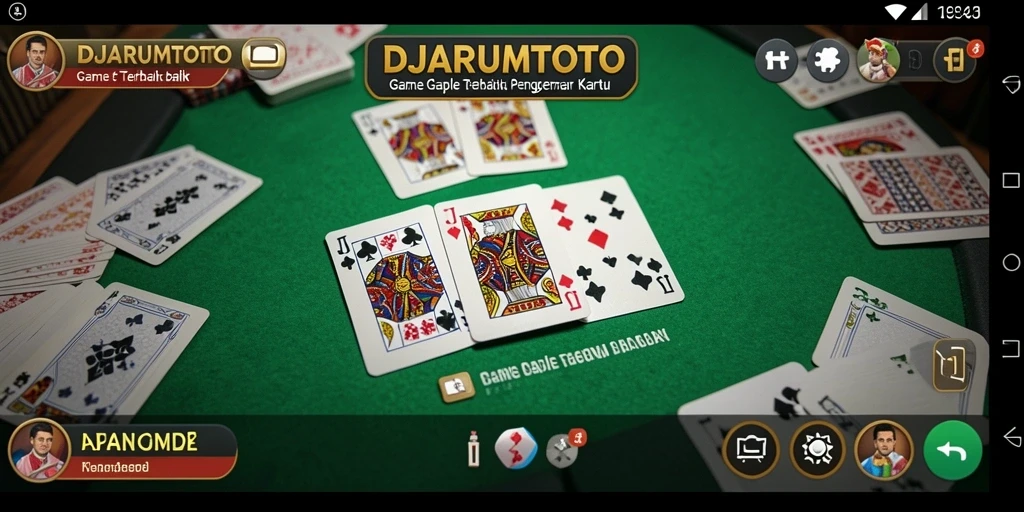 Gameplay seru Gaple di DJARUMTOTO dengan fitur multiplayer.