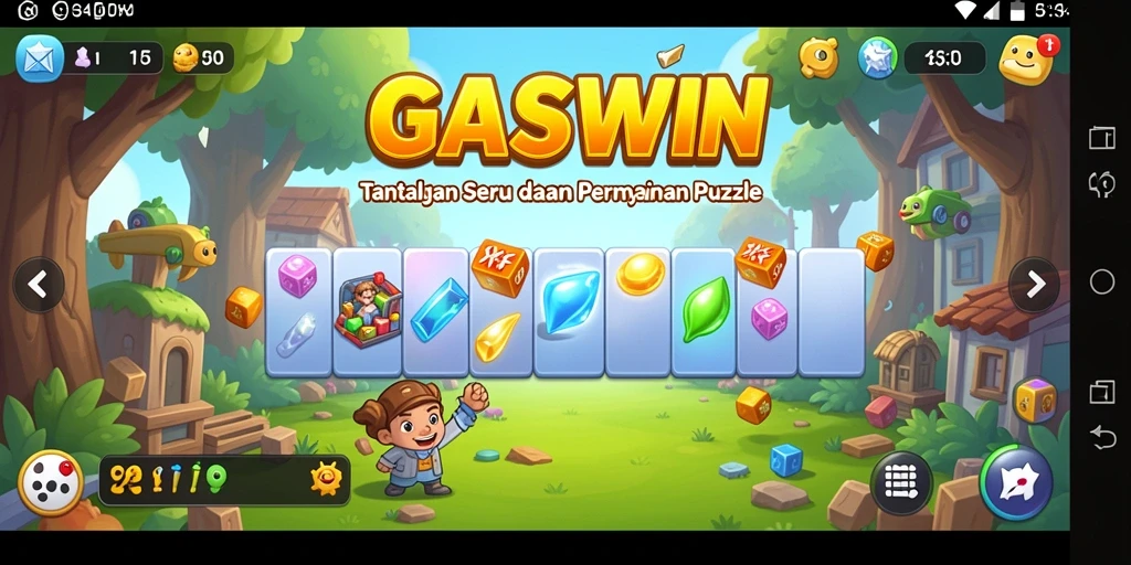 Tampilkan gameplay seru dan menantang dari GASWIN.