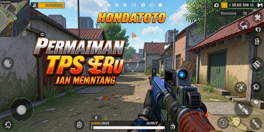 Screenshot gameplay HONDATOTO dengan aksi TPS yang mendebarkan.
