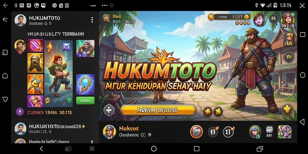 Tampilan antarmuka HUKUMTOTO yang intuitif dan fungsional.