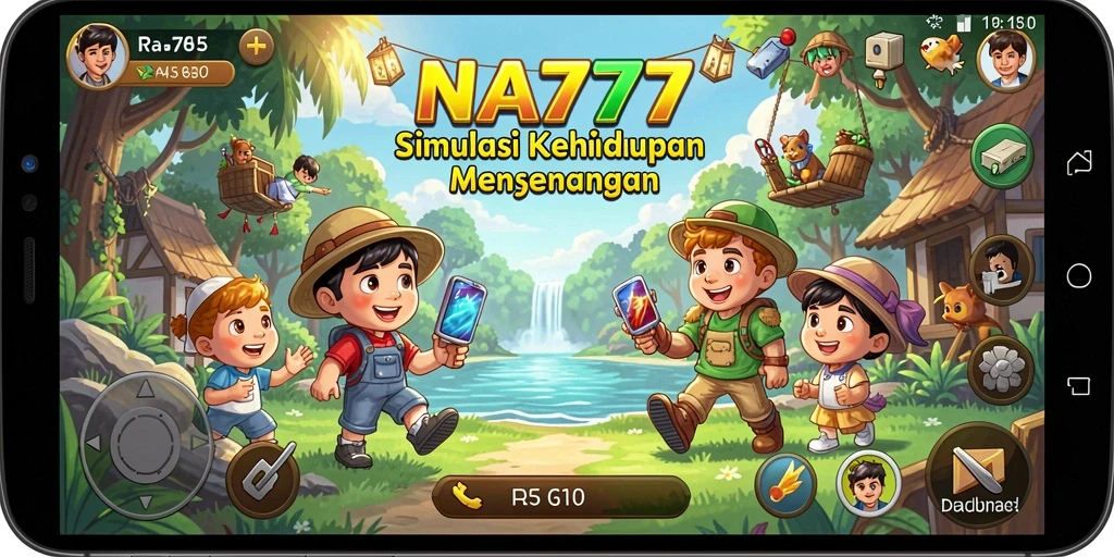 Tangkapan layar gameplay NA777 menampilkan pengalaman simulasi yang mendalam.