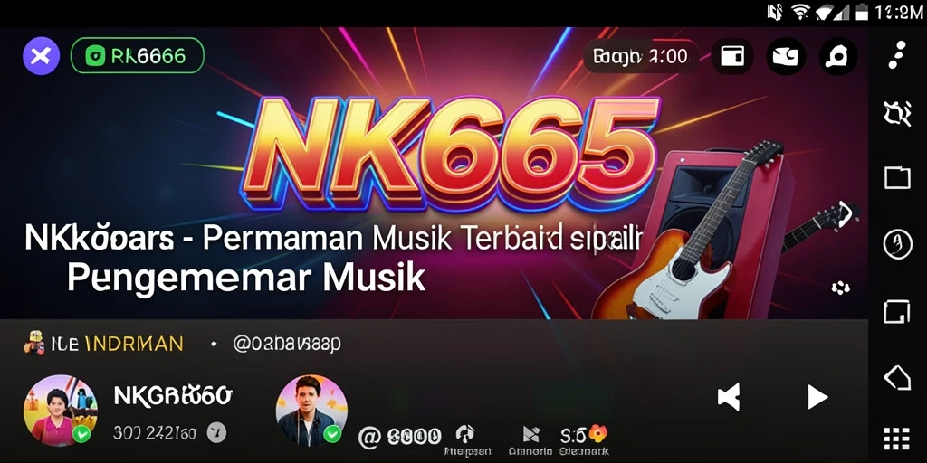 Screenshot gameplay NK666 menampilkan keseruan bermain musik.
