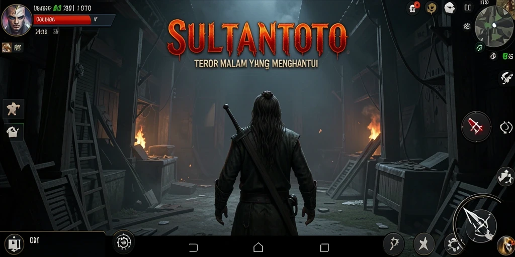Tampilan menyeramkan dari gameplay SULTANTOTO yang mengintimidasi.