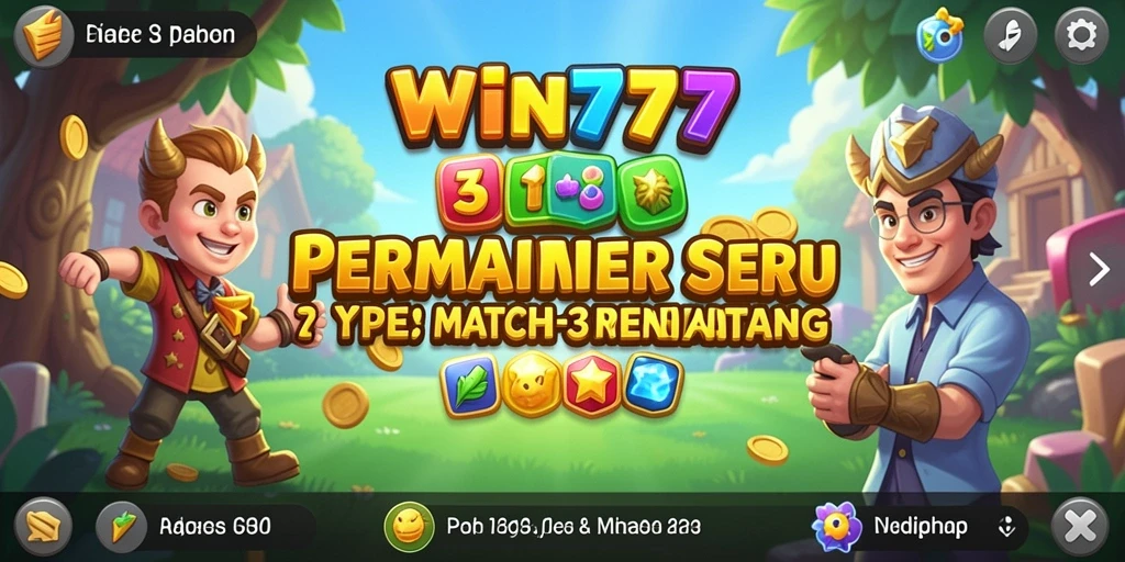 Tampilan gameplay seru dan penuh warna di WIN777.